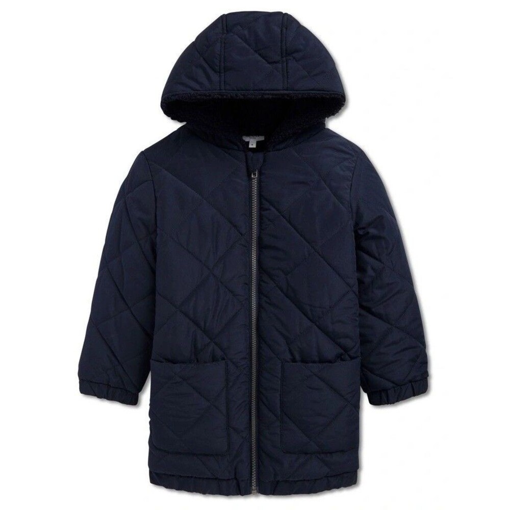 Seed‎ Heritage Quilted Anorak Navy Blue Size 6 Jacket Puffer Classic Kids Boys